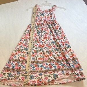 btween Floral Kids Dress - Pink and Blue